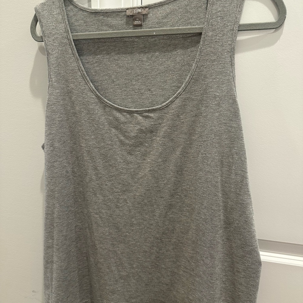 J. Jill Heather Gray Tank Top